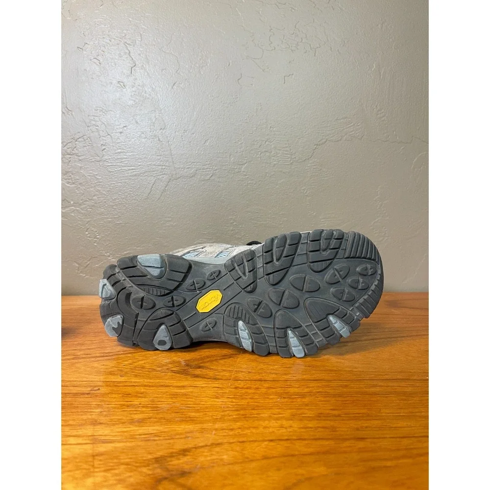 Merrell Moab 2 Hiking Shoes Womens 7.5 Blue Brown All Terrain Outdoor Trail